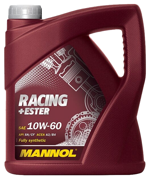 Моторное масло Mannol Racing+Ester 10W60, 4л